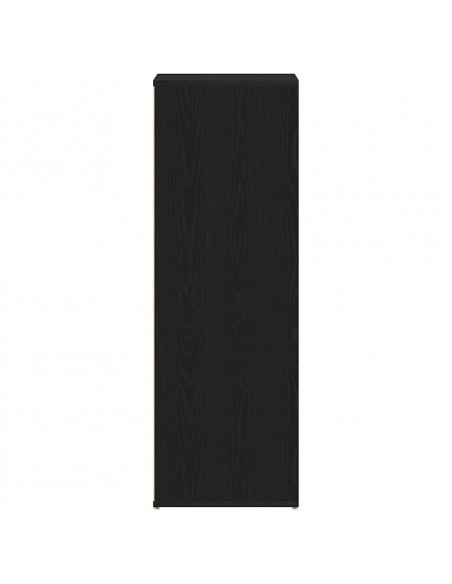 Scarpiera Rovere Nero 54x34x100,5 cm in Legno Multistrato