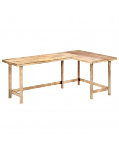 Scrivania 180x120x76 cm in Legno Massello di Mango