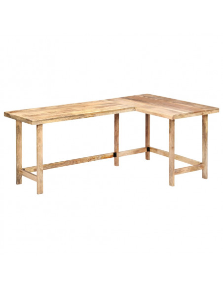 Scrivania 180x120x76 cm in Legno Massello di Mango