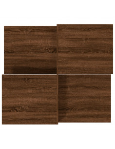 Tavolini da Salotto 2 pz Rovere Marrone in Legno Multistrato
