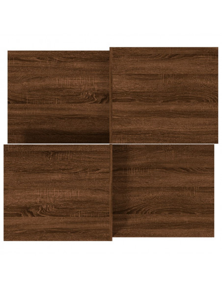 Tavolini da Salotto 2 pz Rovere Marrone in Legno Multistrato