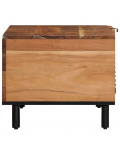 Tavolino da Salotto 80x50x40 cm Legno Massello di Acacia