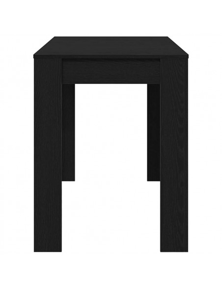 Tavolo da Pranzo Rovere Nero 120x60x76 cm Legno Multistrato