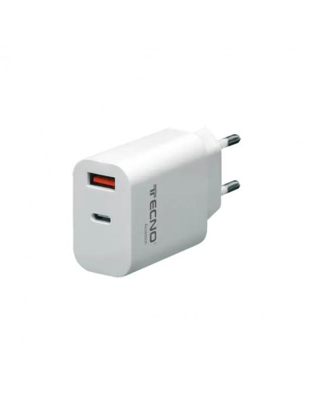 Tecno 53.258 Caricabatterie per dispositivi mobili Bianco Interno