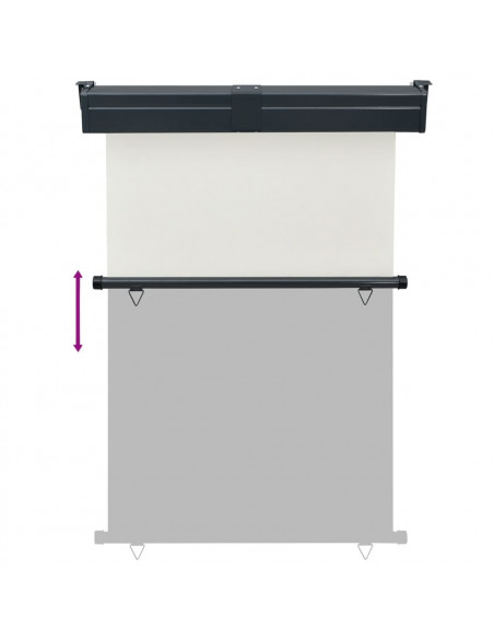 Tendalino Laterale per Balcone 125x250 cm Crema