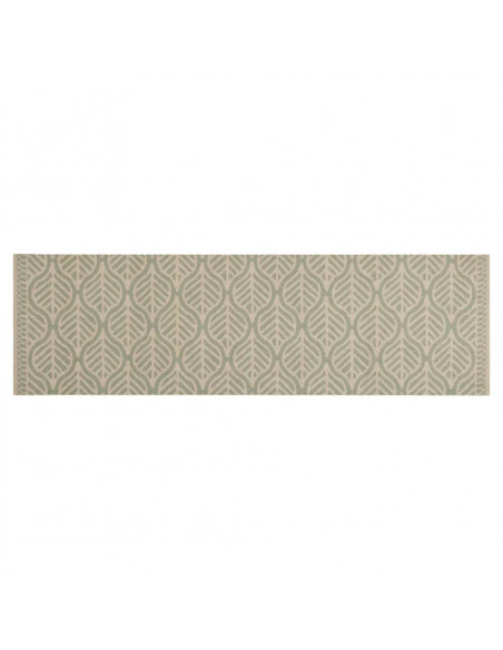 Tappeto da Cucina Lavabile Foglie 45x150 cm in Velluto