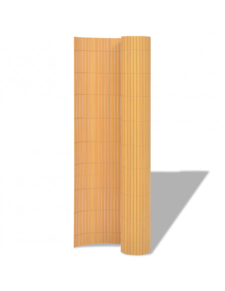 Recinzione da Giardino a Doppio Lato in PVC 90x300 cm Gialla