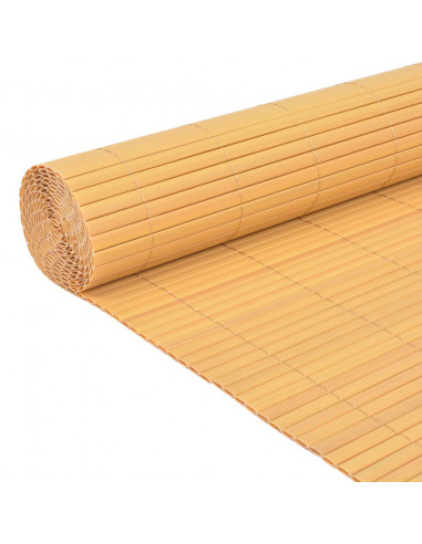 Recinzione da Giardino a Doppio Lato in PVC 90x300 cm Gialla