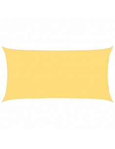 Parasole a Vela HDPE Rettangolare 2x4 Beige 2