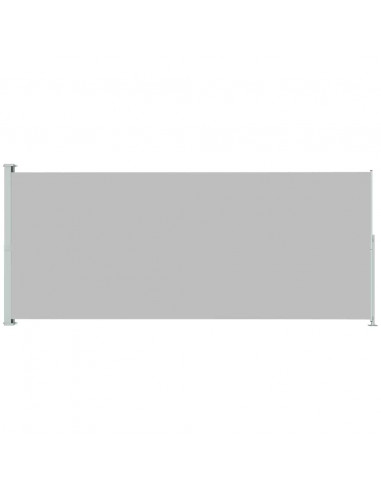 Tenda Laterale Retrattile per Patio 220x500 cm Grigia