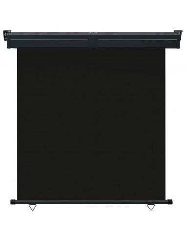 Tenda Laterale per Terrazzo 170x250 cm Nera