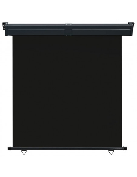 Tenda Laterale per Terrazzo 170x250 cm Nera