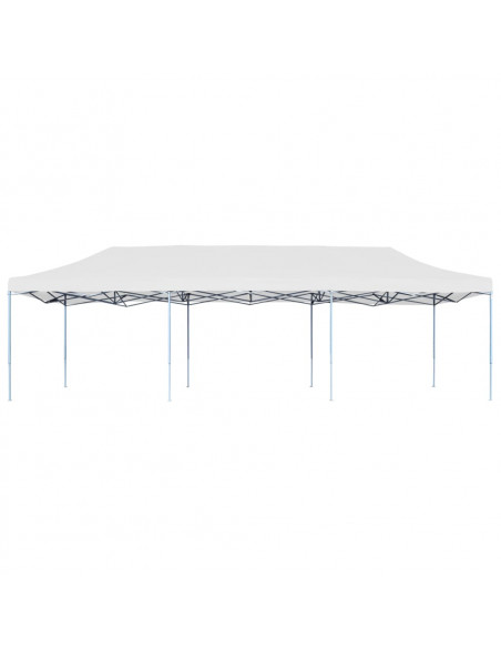 Tenda Pieghevole Pop-Up 3x9 m Bianca