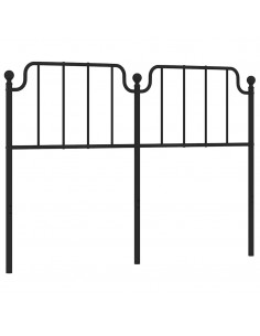 Testiera in Metallo Nero 150 cm 2