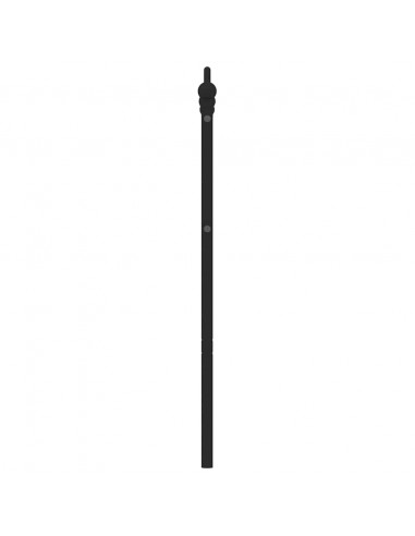 Testiera di Ricambio in Metallo Nero 150 cm