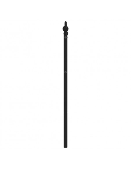 Testiera in Metallo Nero 90 cm