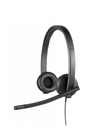 Logitech H570e Auricolare Cablato A Padiglione Ufficio USB tipo A Nero