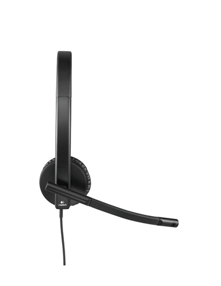 Logitech H570e Auricolare Cablato A Padiglione Ufficio USB tipo A Nero