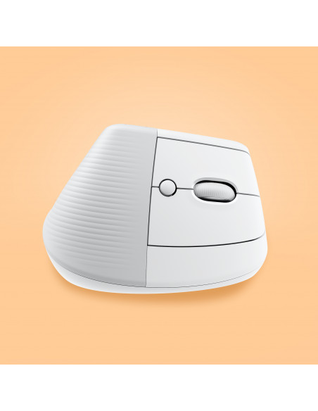 Logitech Lift Mouse Ergonomico Verticale, Senza Fili, Ricevitore Bluetooth o Logi Bolt USB, Clic Silenziosi, 4 Tasti, Compatibil