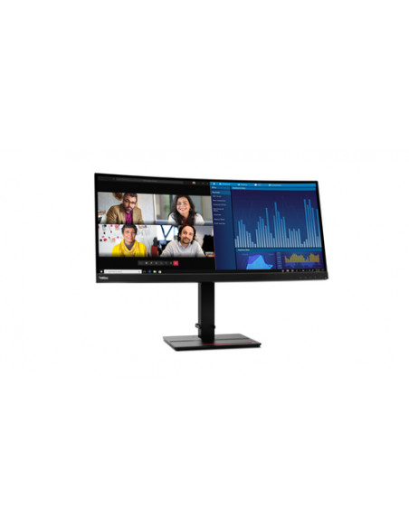 Lenovo ThinkVision P34w-20 LED display 86,7 cm (34.1") 3440 x 1440 Pixel Wide Quad HD Nero