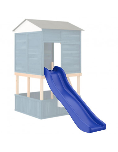 Scivolo per Bambini Blu 175x38x23 cm in Polipropilene