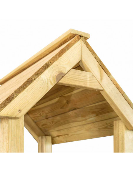 Set Gioco da Esterno 285x305x226,5 cm Legno di Pino Impregnato