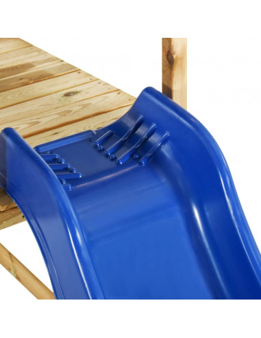 Set da Gioco da Esterno in Legno di Pino Impregnato