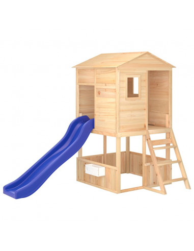 Set da Gioco da Esterno in Legno Massello di Abete