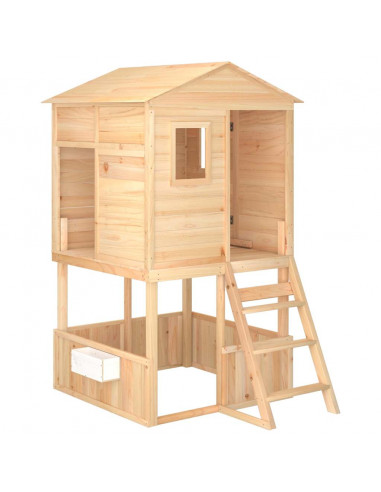 Set da Gioco da Esterno in Legno Massello di Abete