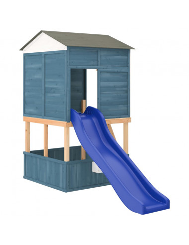 Set da Gioco da Esterno in Legno Massello di Abete