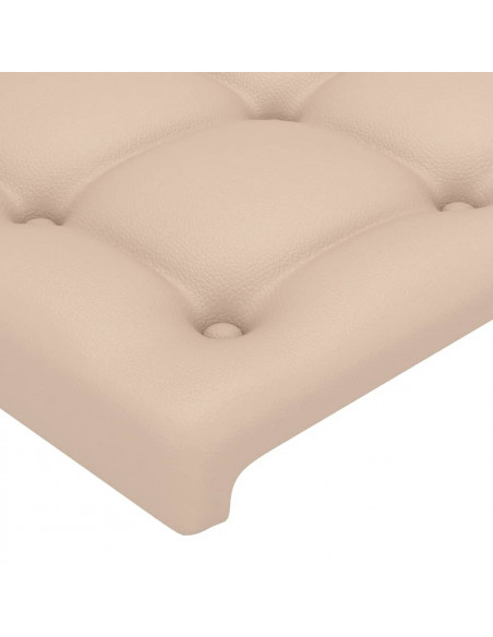 Testiere 2 pz Cappuccino 80x5x78/88 cm in Similpelle