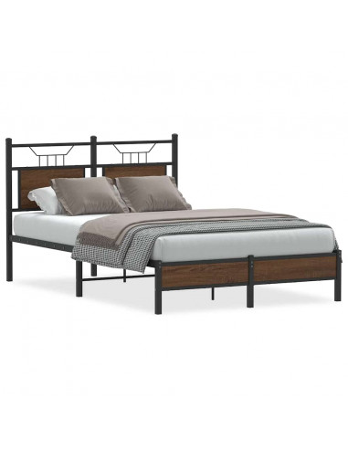 Giroletto senza Materasso Rovere Marrone 120x190 cm Truciolato