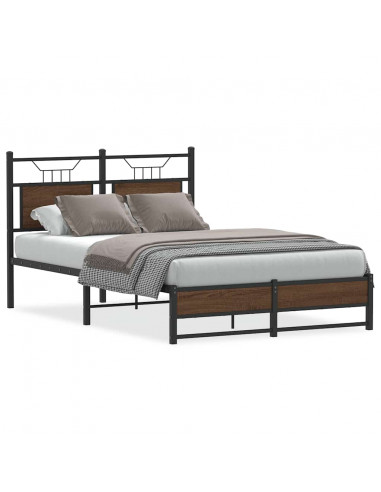 Giroletto senza Materasso Rovere Marrone 120x200 cm Truciolato