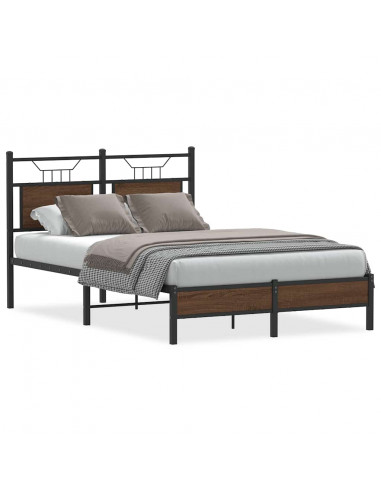 Giroletto senza Materasso Rovere Marrone 120x200 cm Truciolato