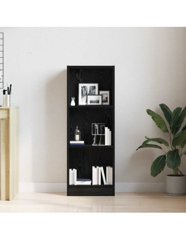 Libreria Rovere Nero 40x24x109 cm in Truciolato