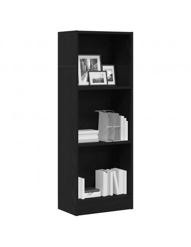 Libreria Rovere Nero 40x24x109 cm in Truciolato