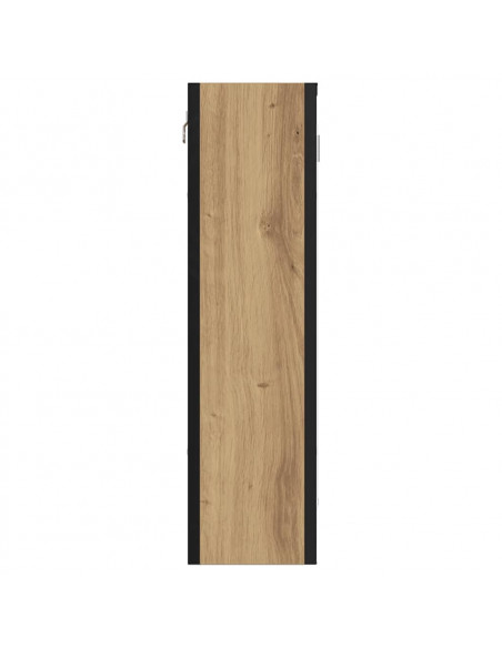 Mobile Bagno Specchio Rovere Artigianale 60x16x60 cm Truciolato