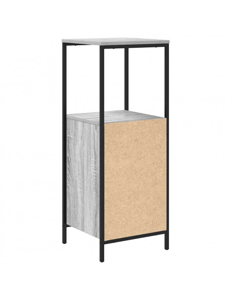 Mobile da Bagno con Ripiani Grigio Sonoma 36x35x95 cm