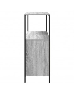 Mobile da Bagno con Ripiani Grigio Sonoma 76,5x35x95 cm 2