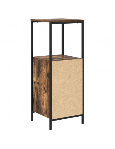 Mobile da Bagno con Ripiani Rovere Fumo 36x35x95 cm