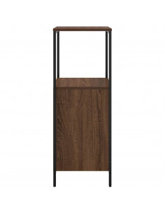 Mobile da Bagno con Ripiani Rovere Marrone 36x35x95 cm 2