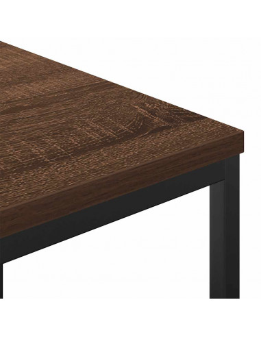 Mobile da Bagno con Ripiani Rovere Marrone 76,5x35x95 cm