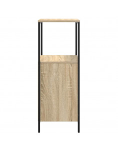 Mobile da Bagno con Ripiani Rovere Sonoma 36x35x95 cm 2