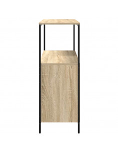 Mobile da Bagno con Ripiani Rovere Sonoma 76,5x35x95 cm 2