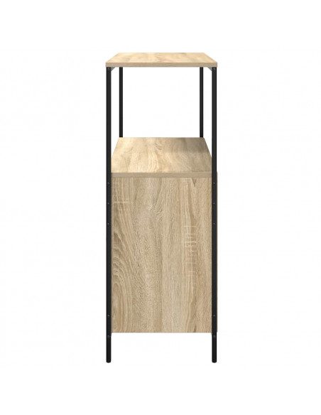 Mobile da Bagno con Ripiani Rovere Sonoma 76,5x35x95 cm
