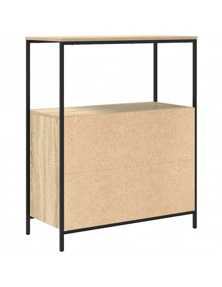 Mobile da Bagno con Ripiani Rovere Sonoma 76,5x35x95 cm