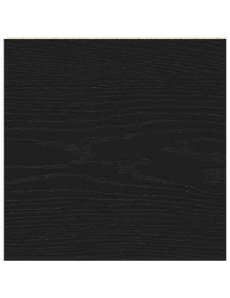 Mobile da Bagno Rovere Nero 30x30x183,5 cm in Truciolato