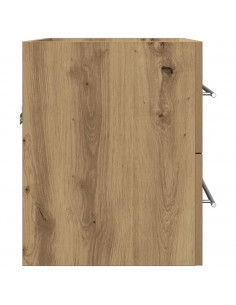 Mobile Lavabo Bagno Artigianale 60x38,5x48 cm Legno Multistrato 2