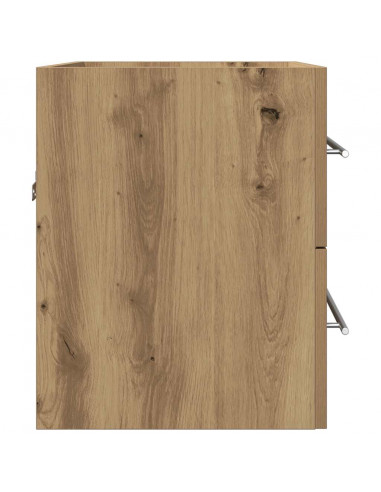 Mobile Lavabo Bagno Artigianale 60x38,5x48 cm Legno Multistrato