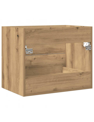 Mobile Lavabo Bagno Artigianale 60x38,5x48 cm Legno Multistrato